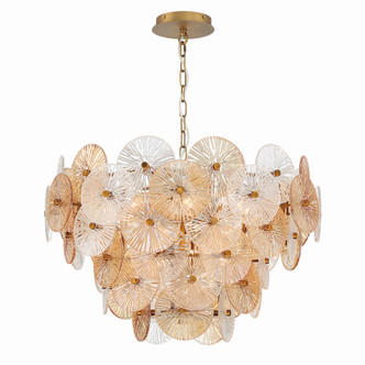 Eurofase - 44572-013 - 12 Light Chandelier - Sue-Anne - Matte Gold