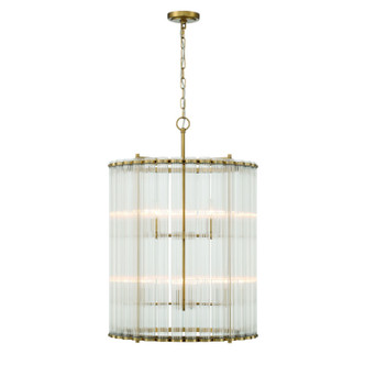 Eurofase - 47238-015 - Eight Light Chandelier - Glasbury - Gold
