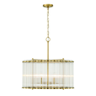 Eurofase - 47239-012 - Six Light Chandelier - Glasbury - Gold