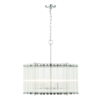 Eurofase - 47239-029 - Six Light Chandelier - Glasbury - Polished Nickel