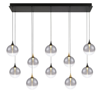 Eurofase - 48934-022 - LED Linear Chandelier - Iissa - Gold-Black Mix