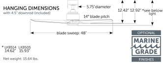 TriAire Custom Motor (MAD8514SLW)