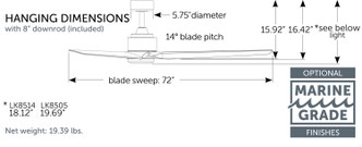 TriAire Custom Motor (MAD8515BLW)
