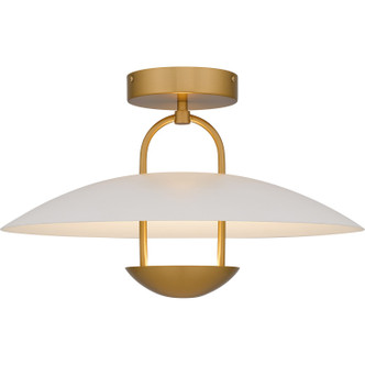 Quoizel - BIN1718BRG - LED Semi-Flush Mount - Bingham - Brushed Gold