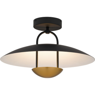 Bingham LED Semi-Flush Mount (BIN1718MBK)