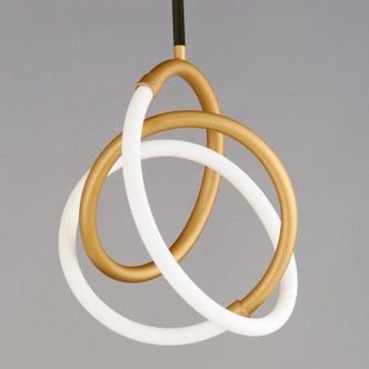 Mobius LED Mini Pendant (E25092-01BKGLD)