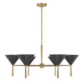 Cortan Six Light Chandelier (10316-855)