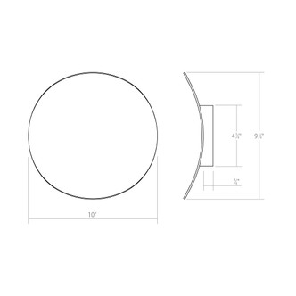 Malibu Discs LED Wall Sconce (1760.25)