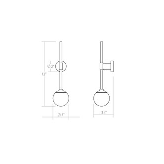 Sabon LED Wall Sconce (2060.13)