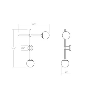 Sabon LED Wall Sconce (2062.13)