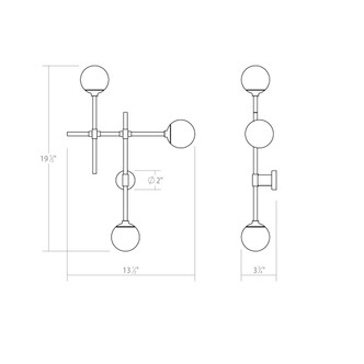Sabon LED Wall Sconce (2063.13)