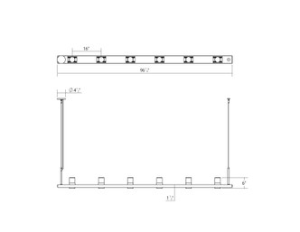 Intervals LED Pendant (20QKL08C)