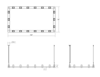 Intervals LED Pendant (20QWR48B)