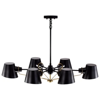 Baxter Six Light Chandelier (60-7386)