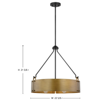 Halter Four Light Pendant (60-7693)