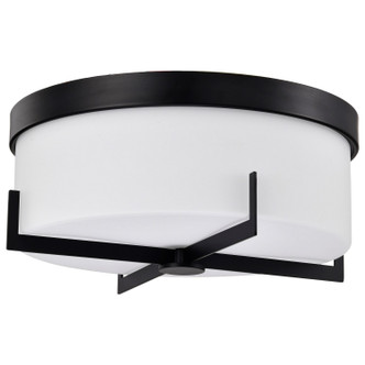 Nuvo Lighting - 60-8054 - Three Light Flush Mount - Roselle - Matte Black
