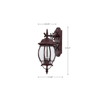 Central Park Three Light Outdoor Wall Lantern (60-892)