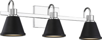 Nuvo Lighting - 62-1473 - LED Vanity - Bette - Polished Nickel / Matte Black