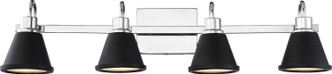 Nuvo Lighting - 62-1474 - LED Vanity - Bette - Polished Nickel / Matte Black