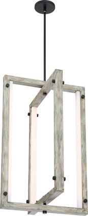Nuvo Lighting - 62-1551 - LED Pendant - Alta - Black / Gray Wood
