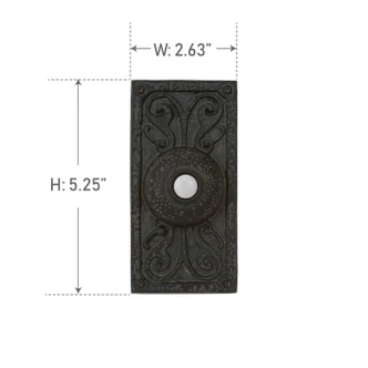 Push Button-Surface Mount LED Lighted Push Button (PB3037-WB)