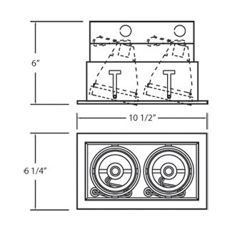 PAR20MULTI-GEN MULT,PAR20,TRM,2LT,50W,BL/BLK (TE162-01)
