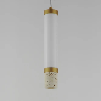 Travertine LED Pendant (E11051-01TVGLD)