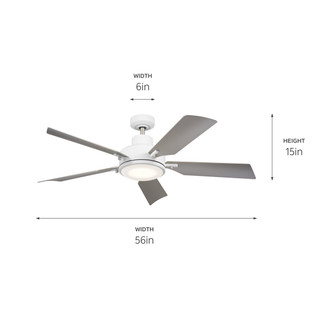 Guardian 56"Ceiling Fan (330057WH)