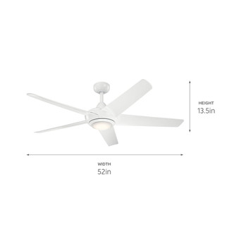 Kapono 52"Ceiling Fan (330089WH)