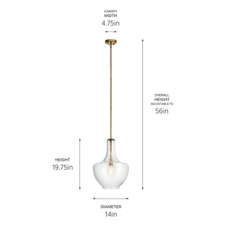 Everly One Light Pendant (42046NBR)