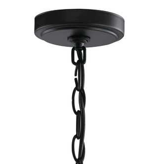 Voleta Four Light Foyer Pendant (42138BK)