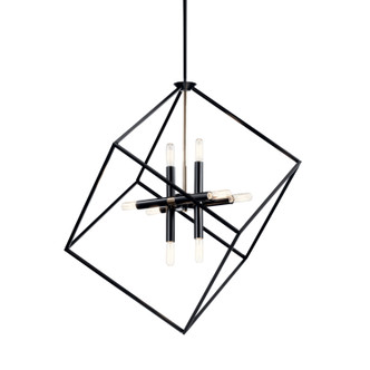 Cartone Eight Light Chandelier (42526BK)