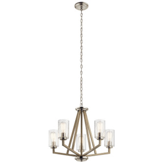 Kichler - 43035DAG - Five Light Chandelier - Deryn - Distressed Antique Gray