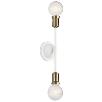 Armstrong Two Light Wall Sconce (43195WH)