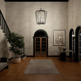 Abbotswell 16 Light Foyer Pendant (43499BK)