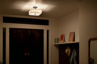Shailene Three Light Semi Flush Mount (43691BK)