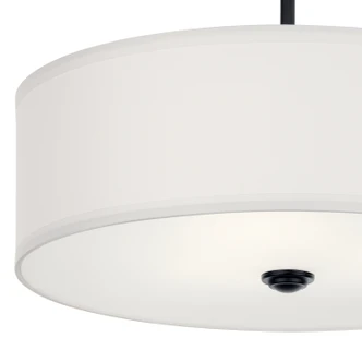 Shailene Three Light Semi Flush Mount (43692BK)