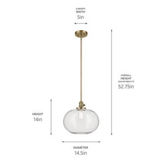 Avery One Light Pendant (43911NBR)