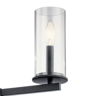Crosby Three Light Chandelier/Semi Flush (43997BK)