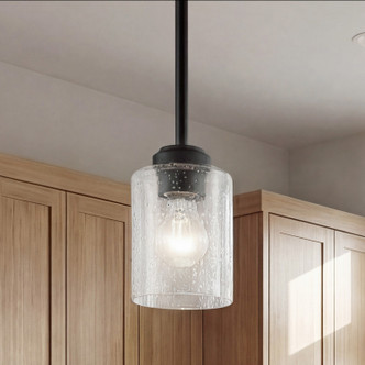 Winslow One Light Mini Pendant (44032BK)
