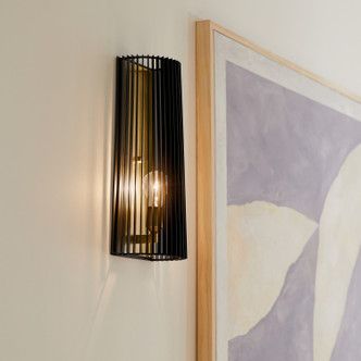 Linara One Light Wall Sconce (44170BK)