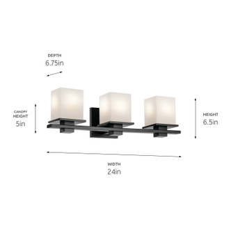 Tully Three Light Bath (45151BK)