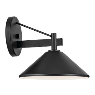 Ripley One Light Outdoor Wall Mount (49060BK)