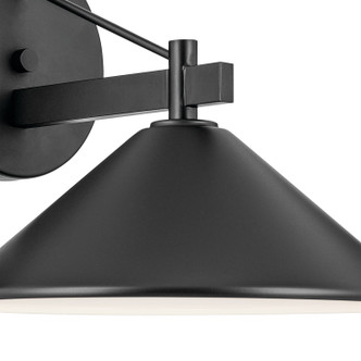 Ripley One Light Outdoor Wall Mount (49061BK)