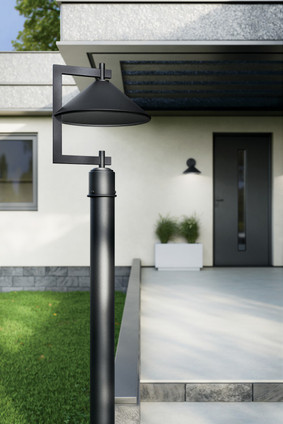 Ripley One Light Outdoor Post Mount (49063BK)