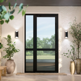 Estella LED Outdoor Wall Mount (49608BKLED)