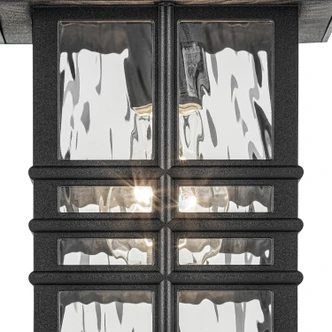 Beacon Square One Light Outdoor Wall Mount (49829BKT)