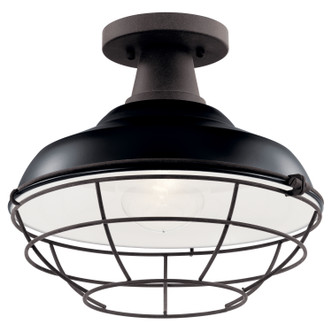 Pier One Light Outdoor Pendant/Semi Flush (49992BK)