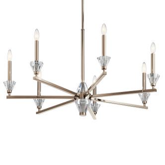 Calyssa Seven Light Chandelier (52002PN)