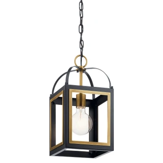 Vath One Light Pendant (52030BKNBR)